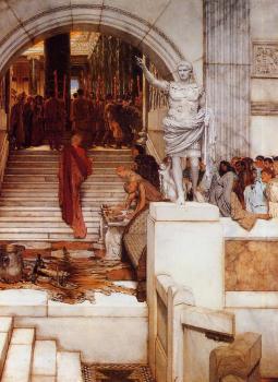 Sir Lawrence Alma-Tadema : After the Audience